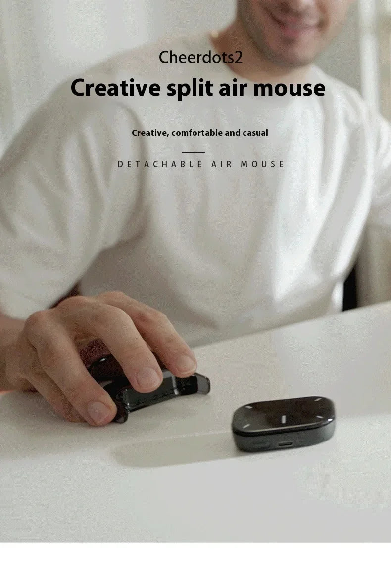Wireless Air Mouse and Touchpad - All-in-One AI Presenter with Laser and ChatGPT Recording Features