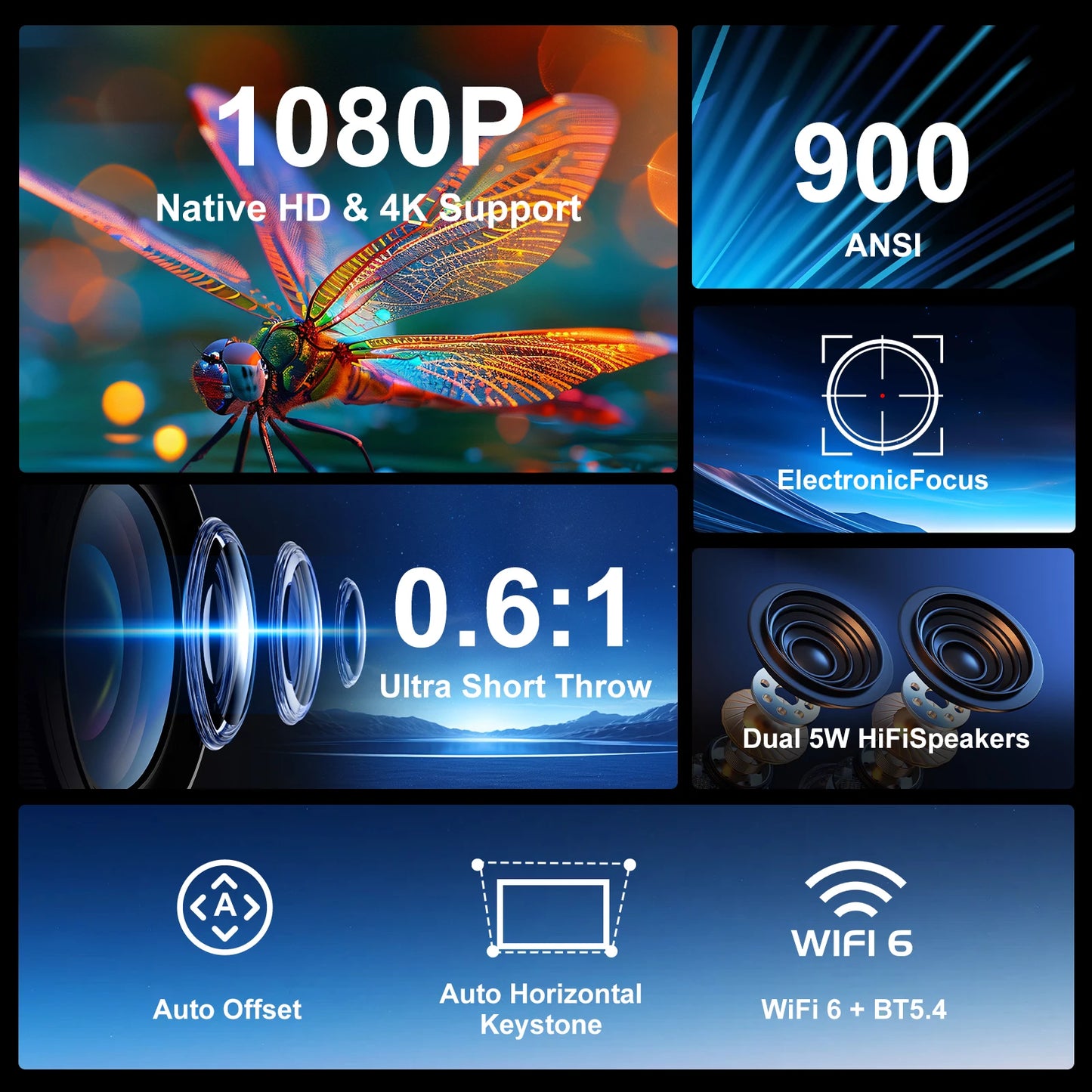 HY450 Ultra Short Throw 8K Projector