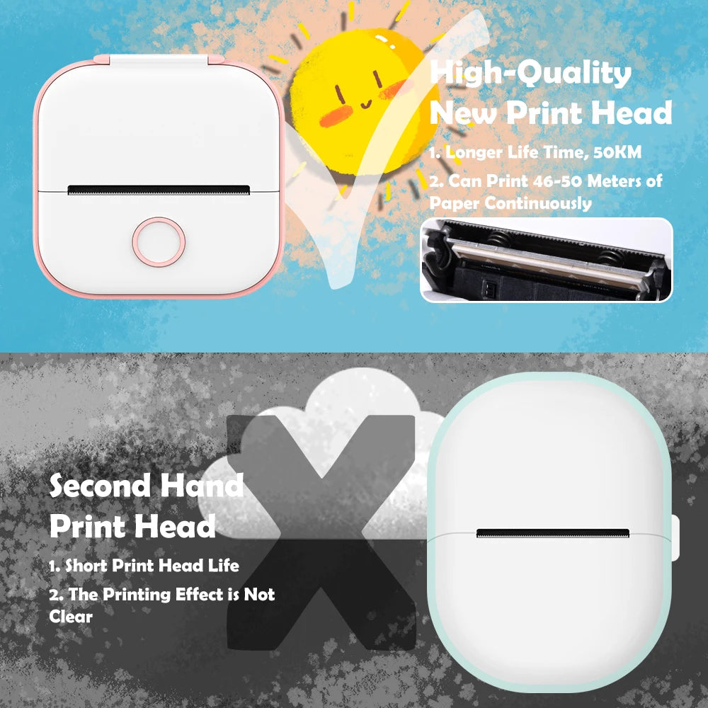 T02 Portable Mini Thermal Printer
