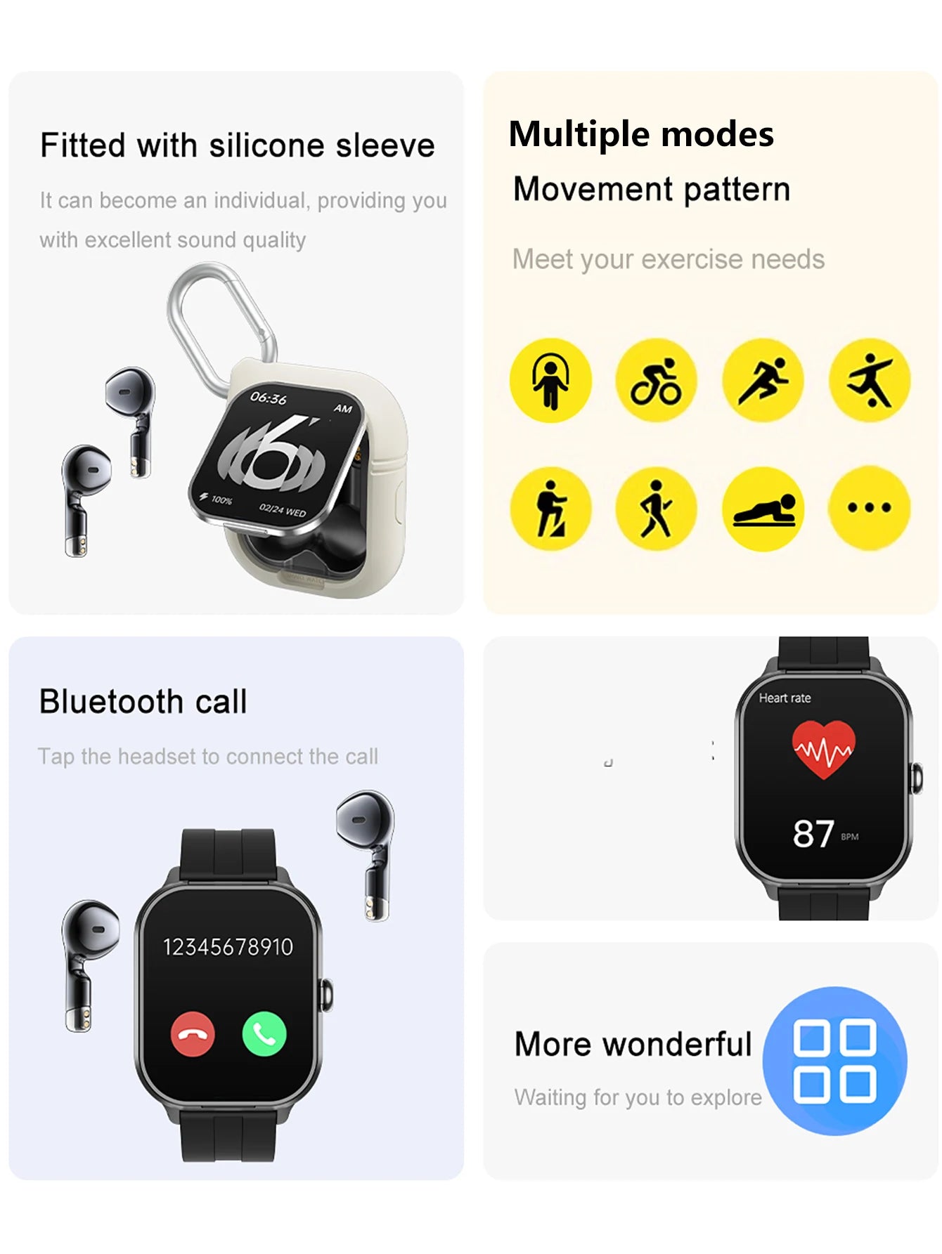 Smart Watch 2.01" HD Large Screen