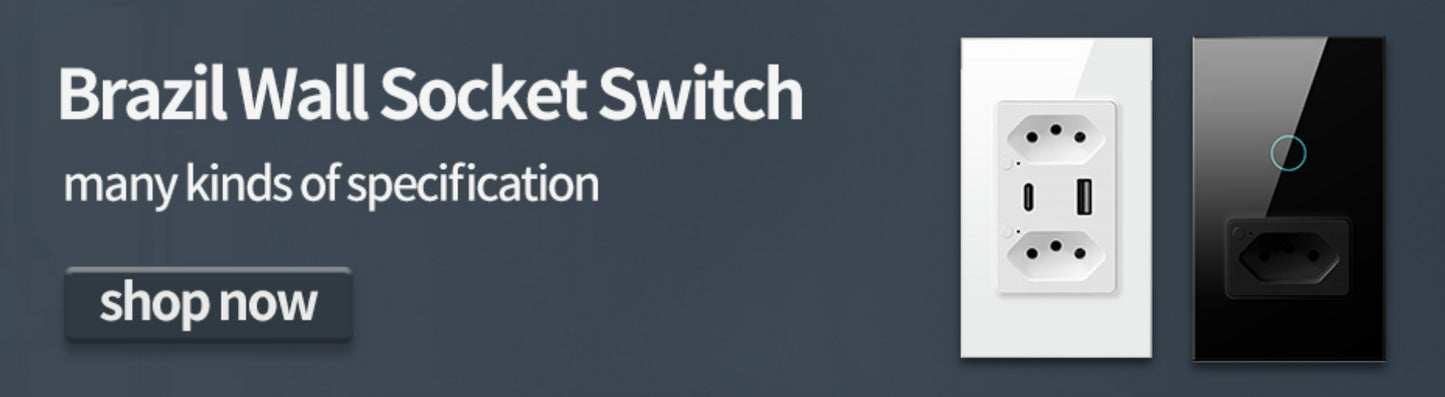 Smart Touch Wall Switch – 1/2/3/4 Gang, WiFi