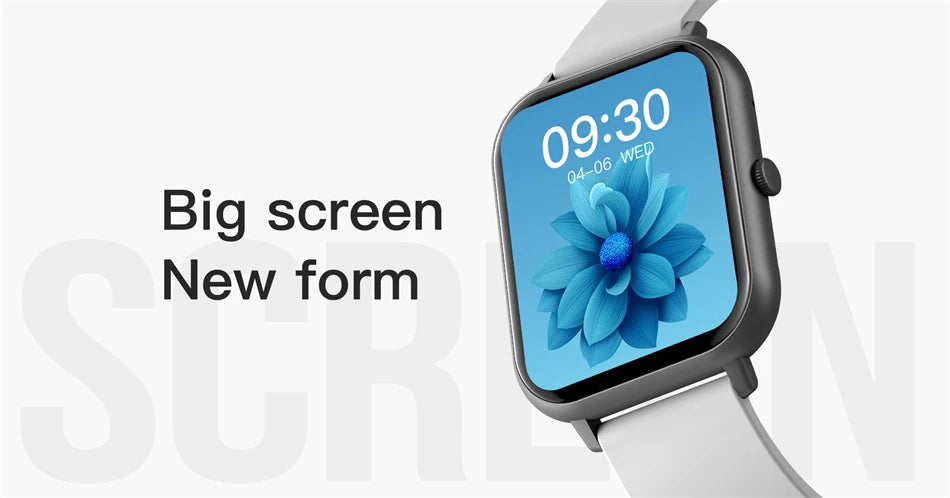 New Smart Watch – Bluetooth Calls, Fitness Tracker, IP68 Waterproof (iOS/Android)