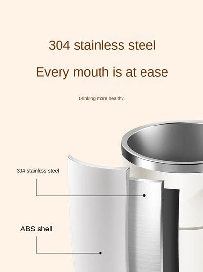 Auto-Stirring Coffee Cup – IP67 Waterproof, BPA-Free, Magnetic Mixing