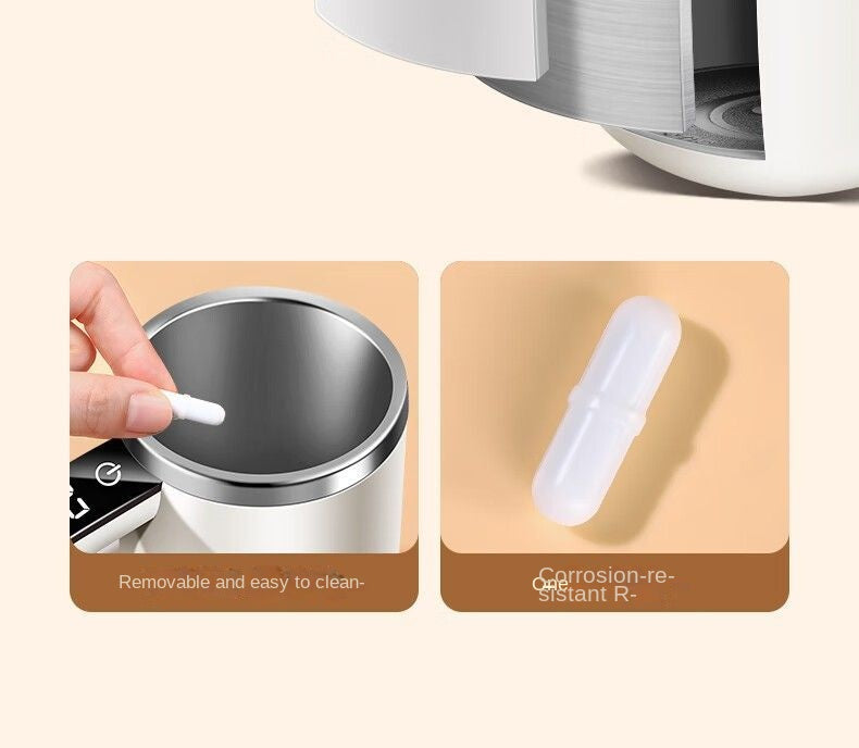 Auto-Stirring Coffee Cup – IP67 Waterproof, BPA-Free, Magnetic Mixing