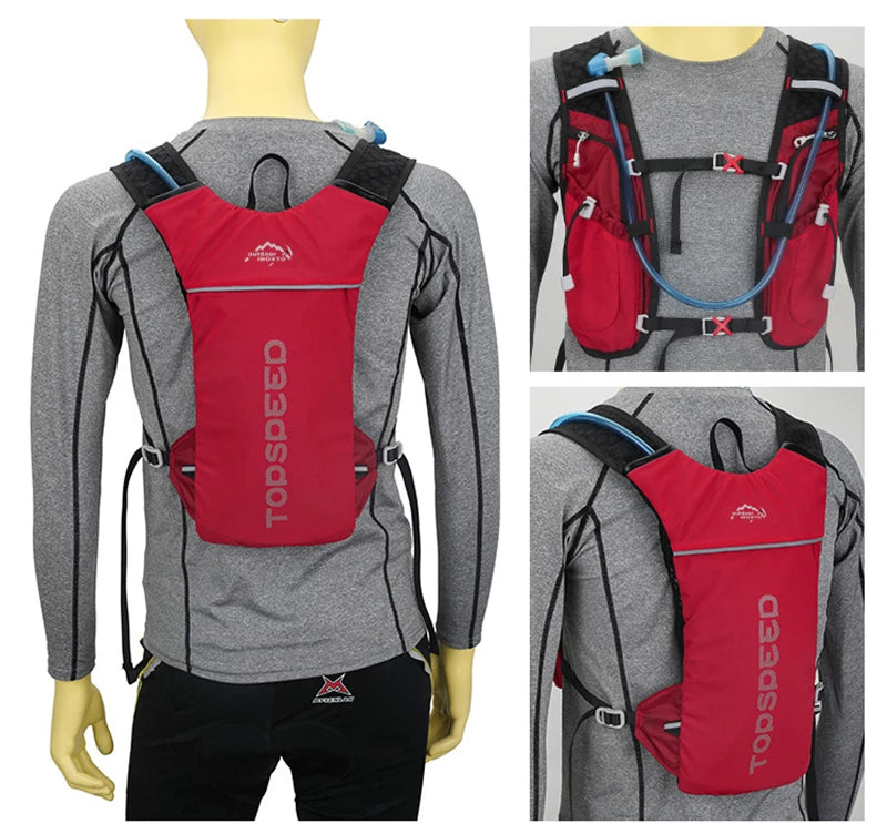 5L Ultralight Hydration Vest – Trail Running & Cycling Pack w/ 500ml Bottle