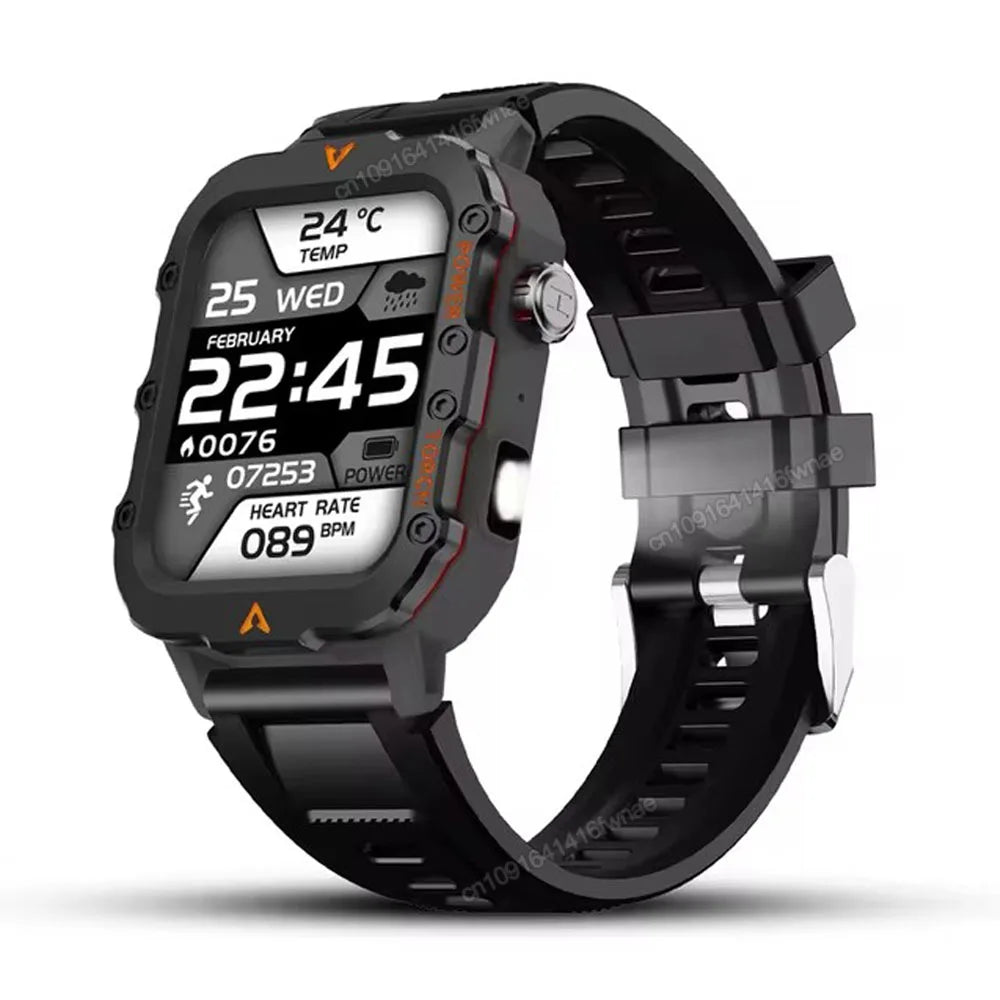 2025 Military Style Smartwatch: GPS, Waterproof, Bluetooth Call