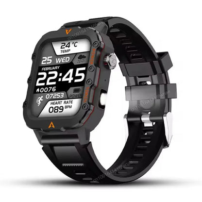2025 Military Style Smartwatch: GPS, Waterproof, Bluetooth Call
