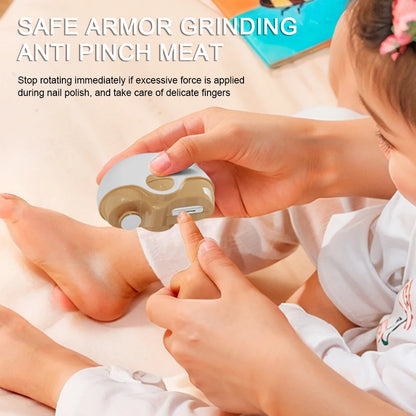 2-in-1 Electric Nail Trimmer – Safe & Painless for Baby, Kids & Adults