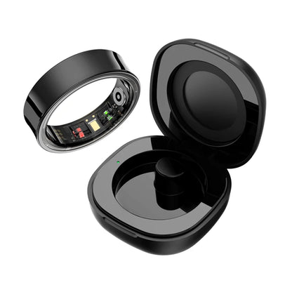 R09 Health Smart Ring – Heart Rate, SpO₂, Temp Tracking, 5ATM Waterproof