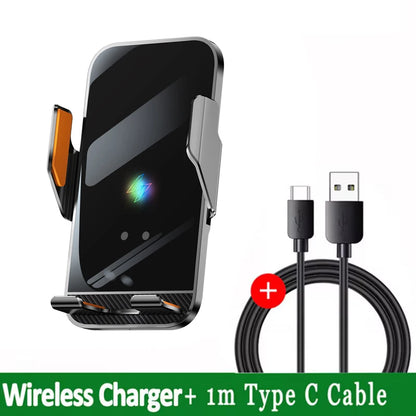 15W Fast Wireless Car Charger – Infrared Auto Mount