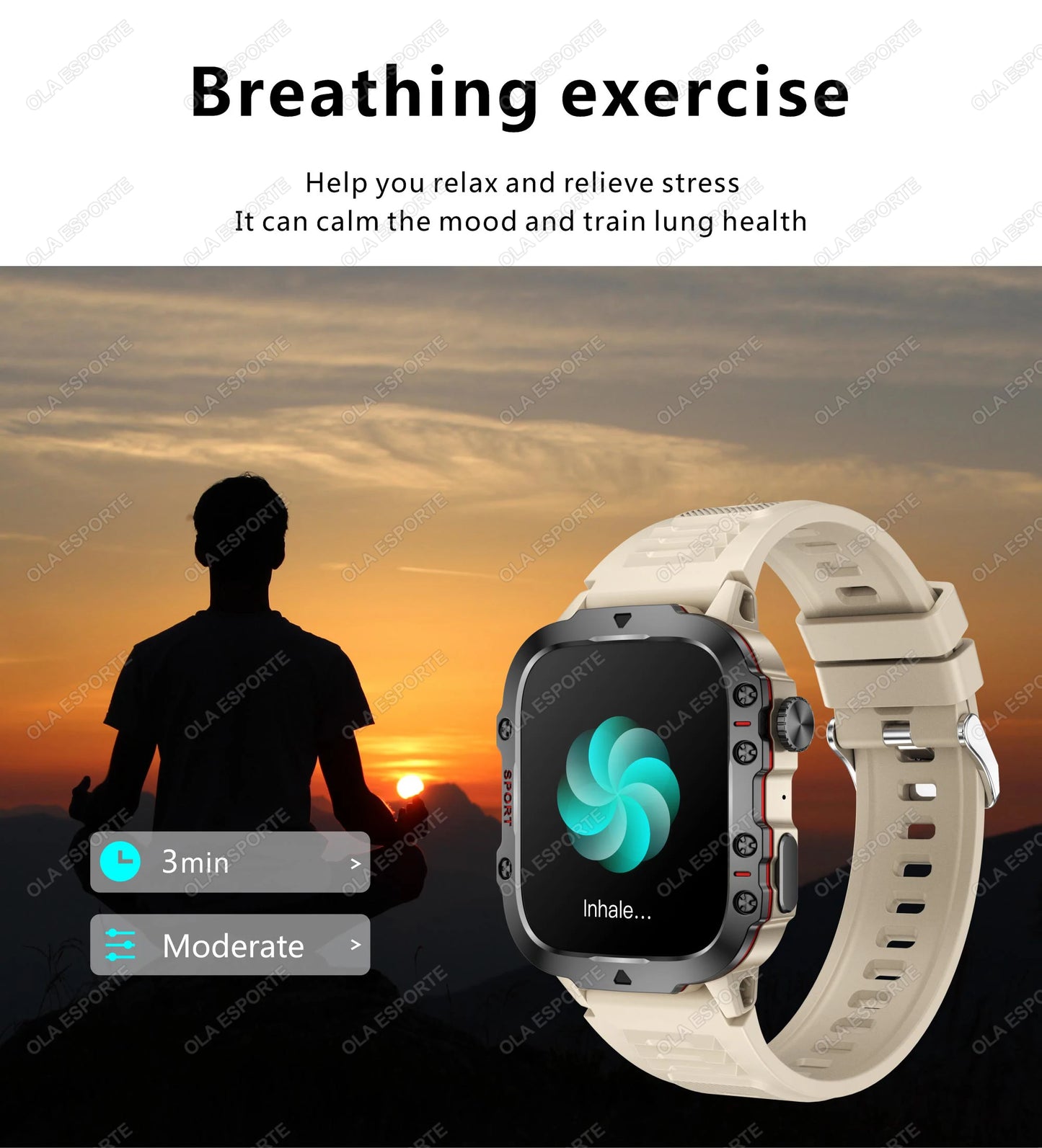 2025 Military Style Smartwatch: GPS, Waterproof, Bluetooth Call