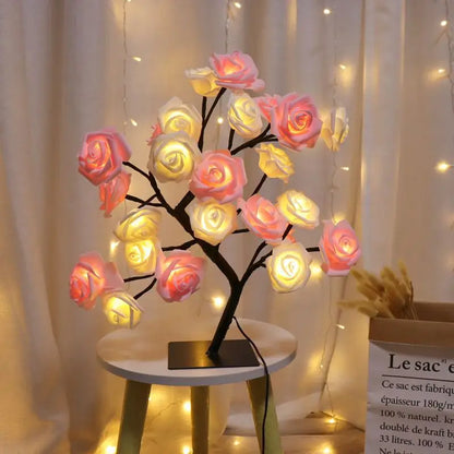 24-LED USB Flower Fairy Light – Enchanted Glow for Bedrooms, Weddings & Festive Ambiance