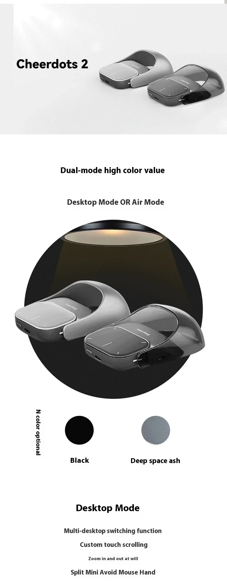 Wireless Air Mouse and Touchpad