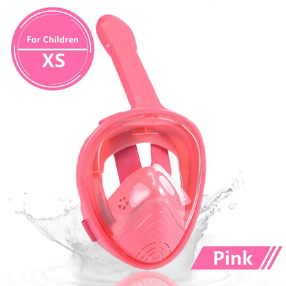 Underwater Anti-Fog Full Face Snorkel Mask