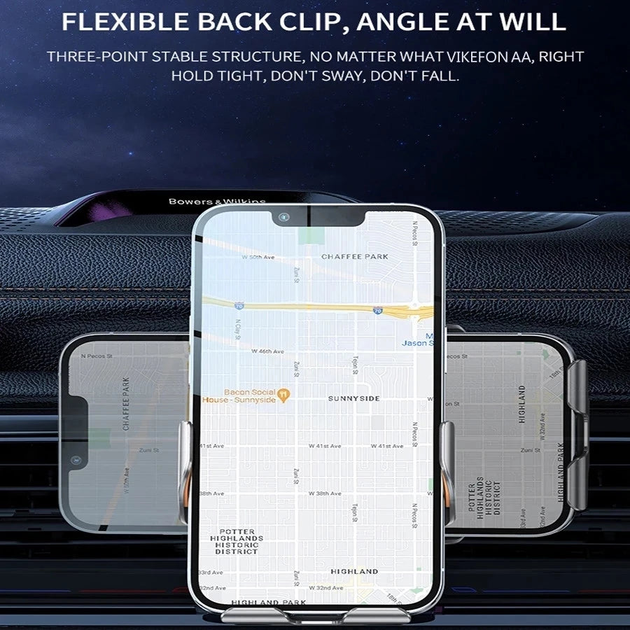 15W Fast Wireless Car Charger – Infrared Auto Mount