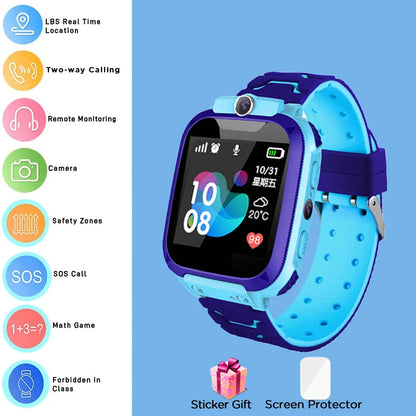 4G Kids Smart Watch – GPS, Camera, Waterproof & SOS Calls