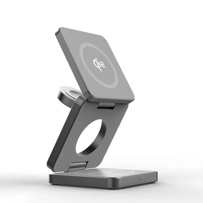 3-in-1 Magnetic Wireless Charger – Fast & Foldable