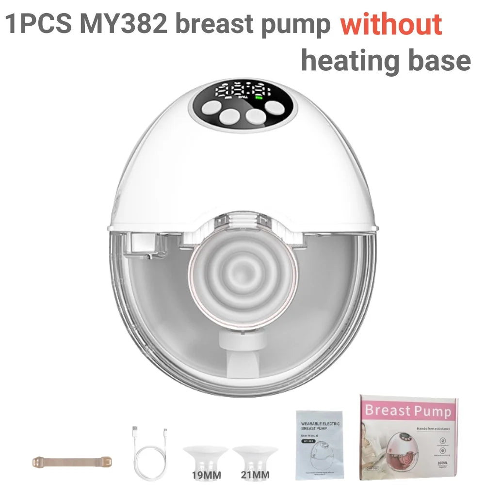 Wireless Wearable Breast Pump with Heating & Sterilization
