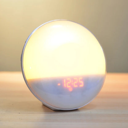 Smart Sunrise Alarm Clock – Dual Alarms, FM Radio, Nightlight & Natural Sounds