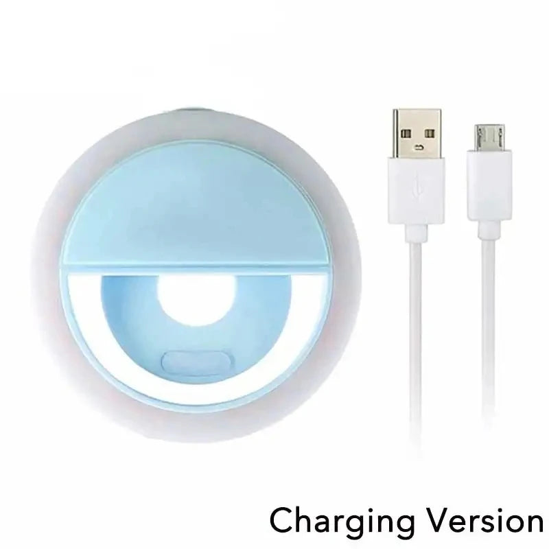 USB Selfie Ring Light – Bright, Adjustable Phone Light for iPhone & Android