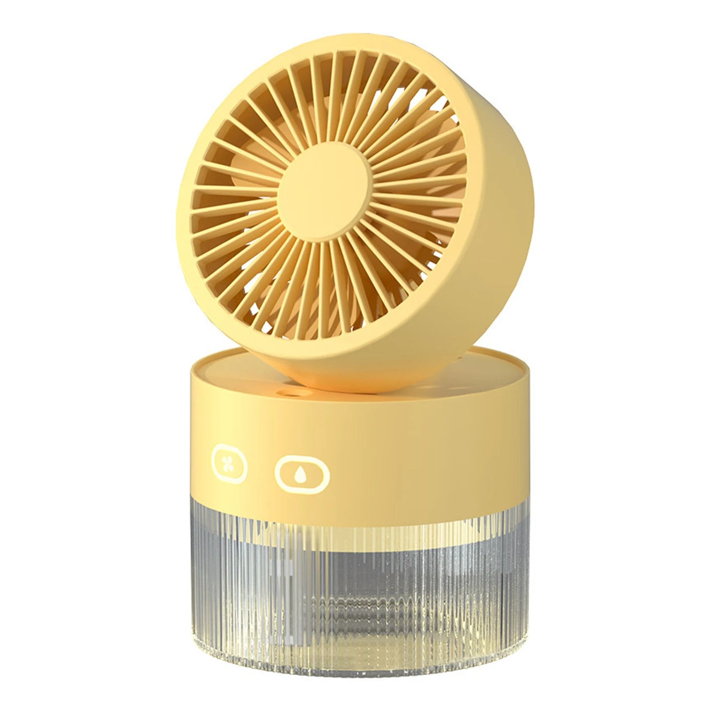 USB Mini Air Cooler + Humidifier & LED Light – 3-Speed Portable Comfort for Desks & Bedrooms