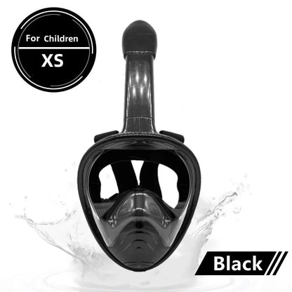 Underwater Anti-Fog Full Face Snorkel Mask