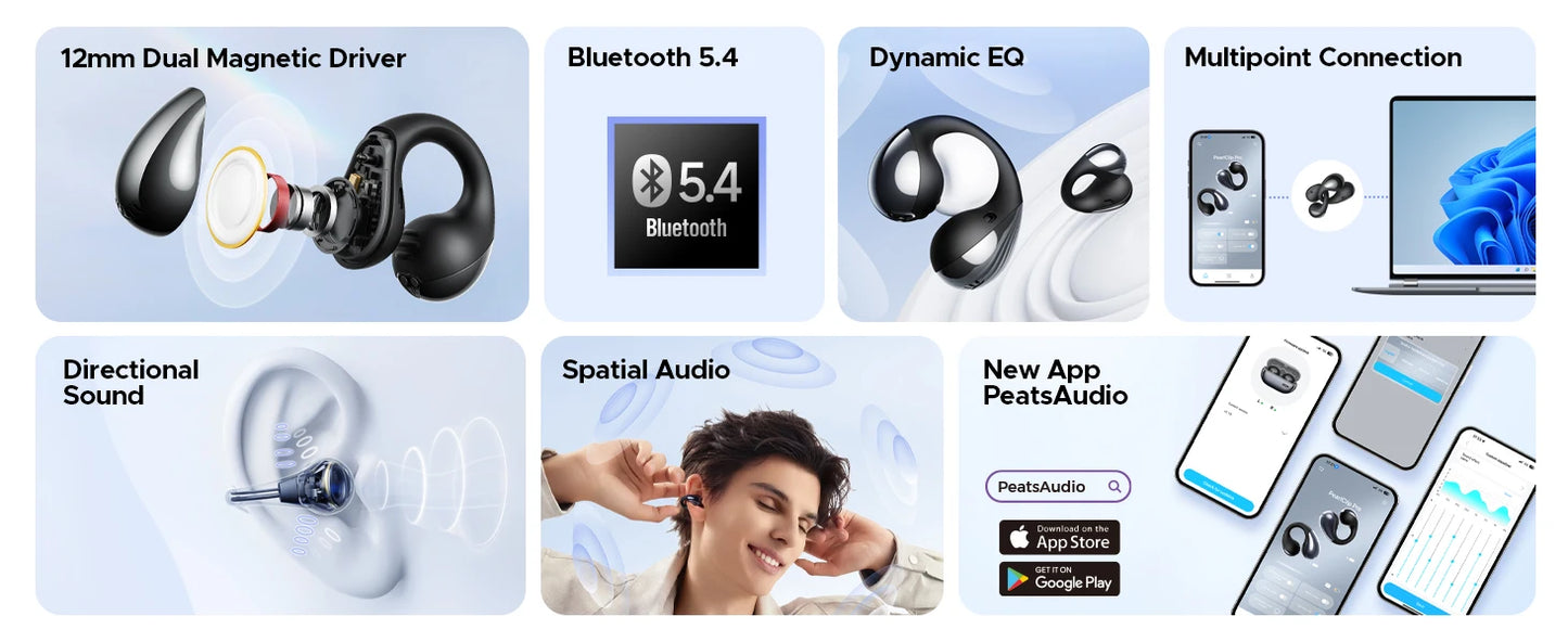 PearlClip Pro Wireless Earphones