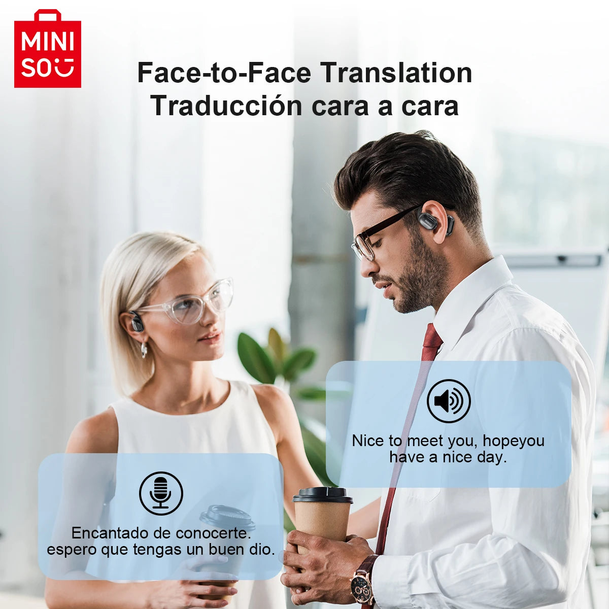 MS162 Intelligent Bluetooth Translation Earbuds