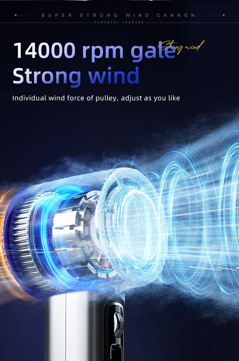 Refrigeration High-Speed Handheld Electric Fan - 4000mAh