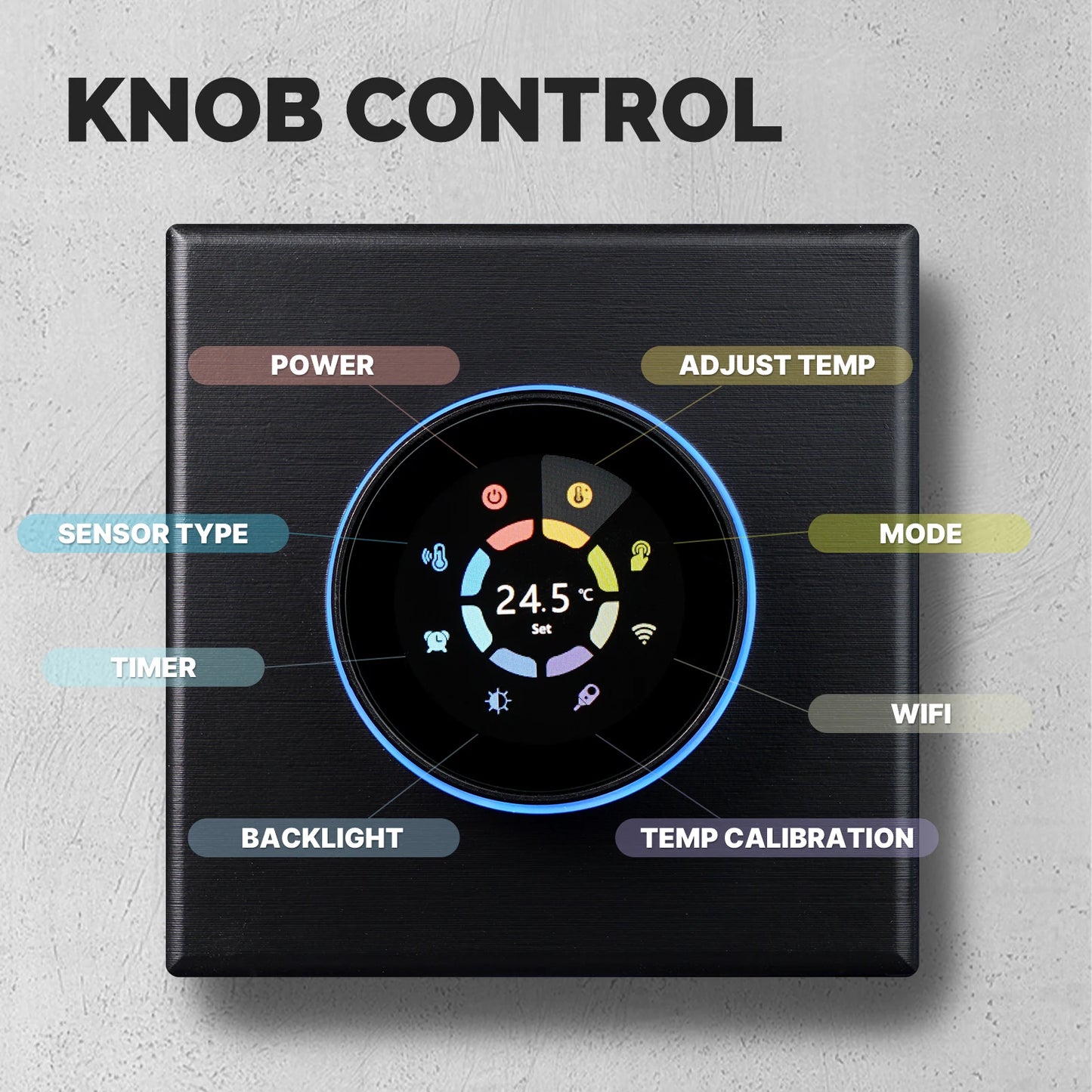 Smart WiFi Thermostat – Works with Alexa & Google Home