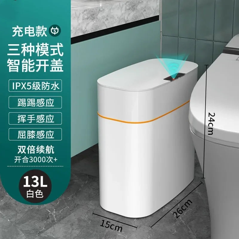 Smart Automatic Trash Can – Touchless, Large Capacity, Waterproof