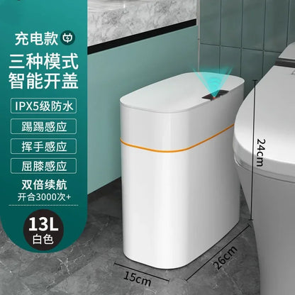 Smart Automatic Trash Can – Touchless, Large Capacity, Waterproof