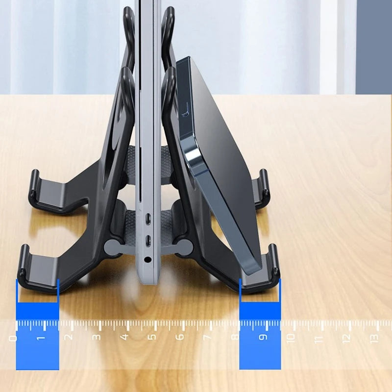 Vertical Laptop Stand Desktop Gravity Holder - ABS Plastic Notebook Dock