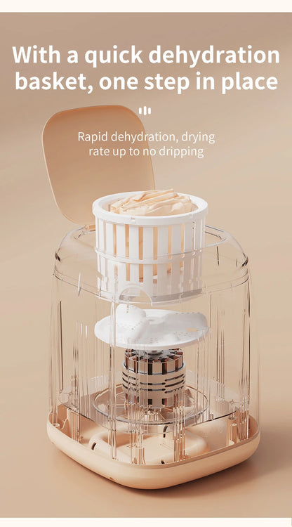 Portable Mini Washer – Fully Automatic with Spin Dryer, 220V