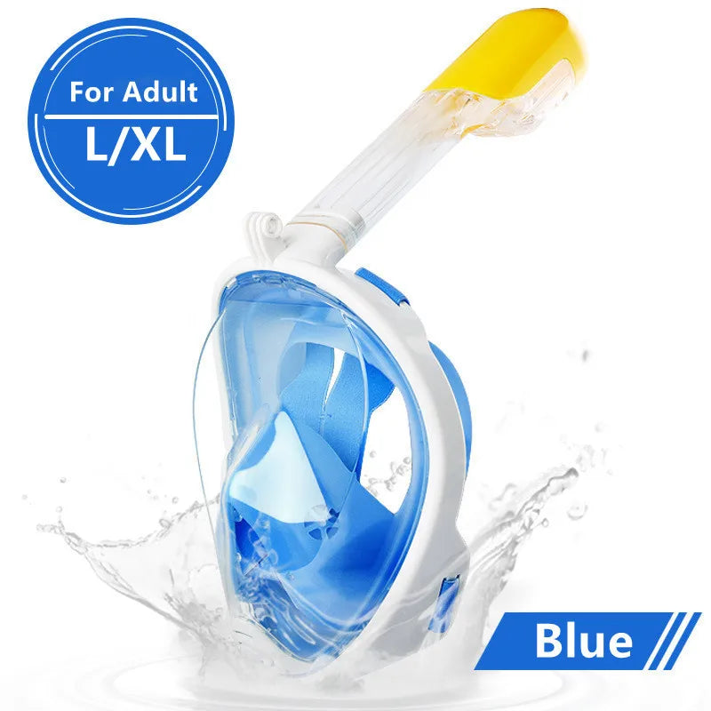 Underwater Anti-Fog Full Face Snorkel Mask