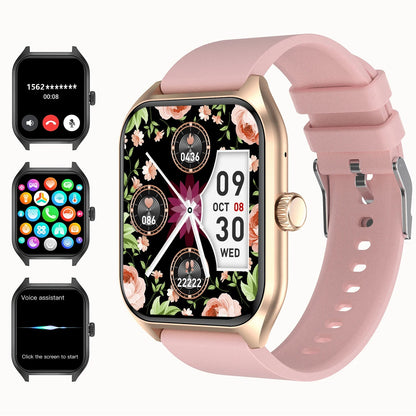 Smart AI Watch – 1.96'' HD, 100+ Sports, Heart & Sleep Tracker