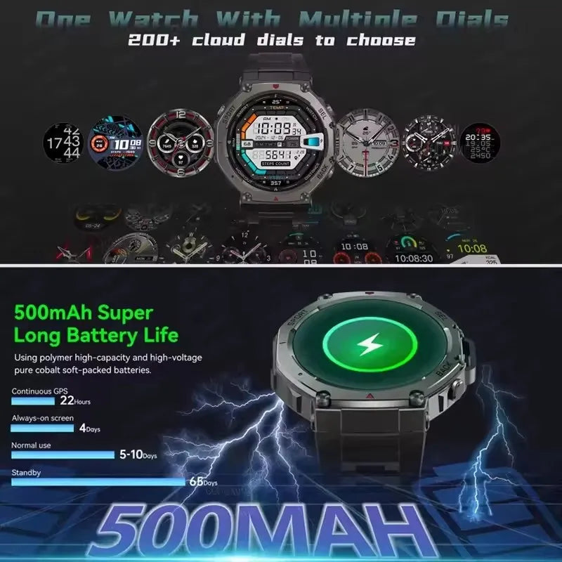 T-Rex 3 Ultra Rugged GPS Smart Watch