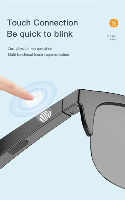 Xiaomi MIJIA Smart Glasses – Bluetooth Calls, Hi-Fi Audio, UV Protection
