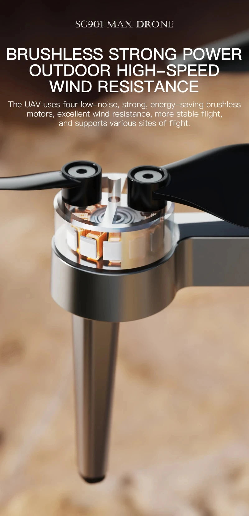 SG901 Brushless Drone – Professional 8K HD Aerial Photography