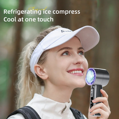 Refrigeration High-Speed Handheld Electric Fan - 4000mAh
