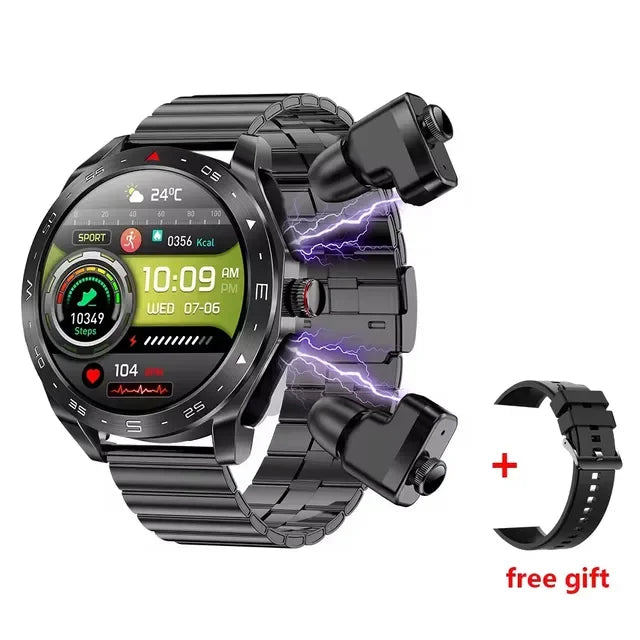 New Smart Watch & Bluetooth Earbuds 2-in-1