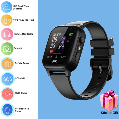 4G Kids Smart Watch – GPS, Camera, Waterproof & SOS Calls