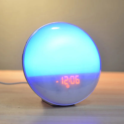 Smart Sunrise Alarm Clock – Dual Alarms, FM Radio, Nightlight & Natural Sounds