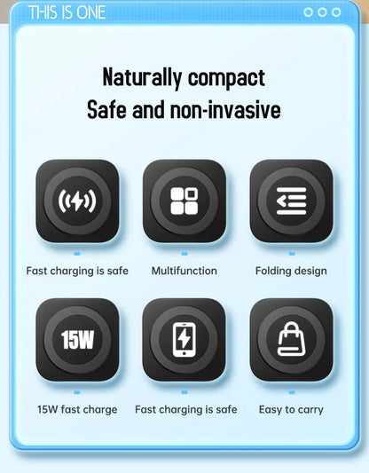 Ultimate 3-in-1 Foldable Magnetic Wireless Charger for Apple Devices
