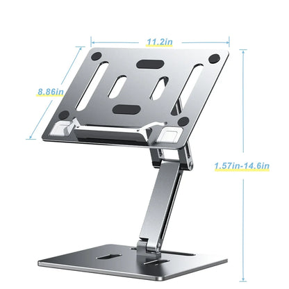 Adjustable Aluminium Book Stand – Foldable Reading Holder