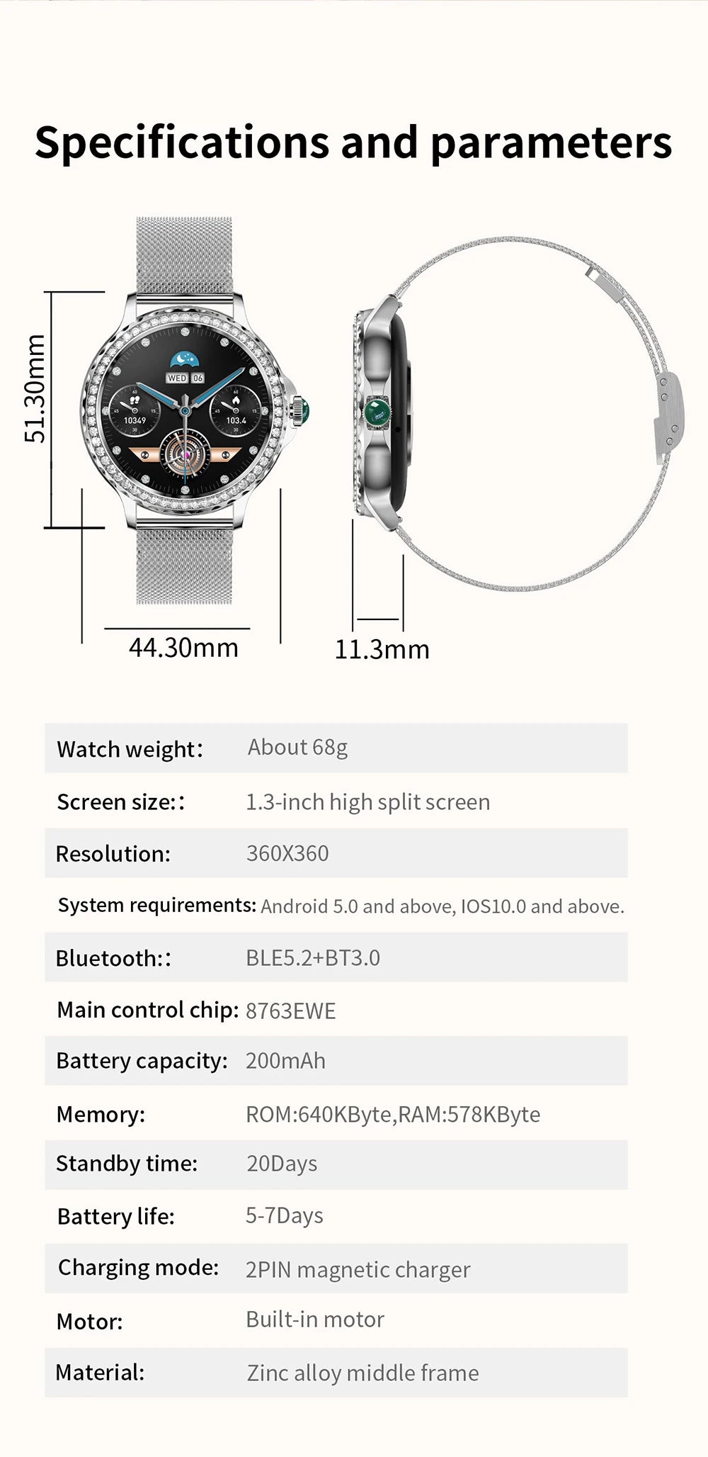 Elegant Smart Watch G04