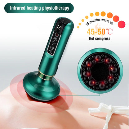 Rechargeable Electric Cupping Set – 12/6-Level Massage & Suction Therapy