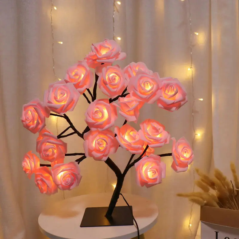 24-LED USB Flower Fairy Light – Enchanted Glow for Bedrooms, Weddings & Festive Ambiance
