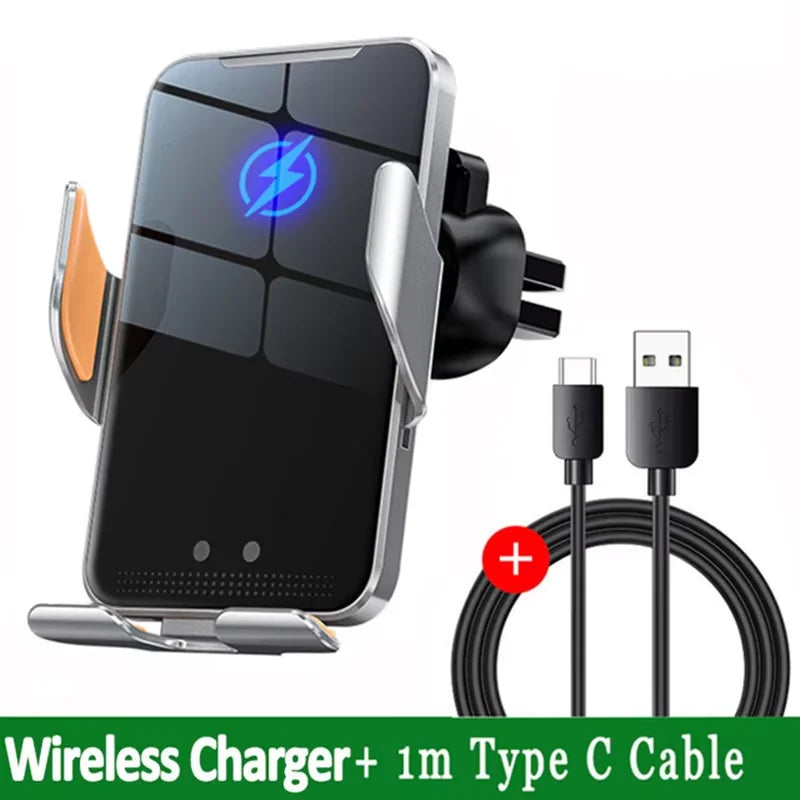 15W Fast Wireless Car Charger – Infrared Auto Mount