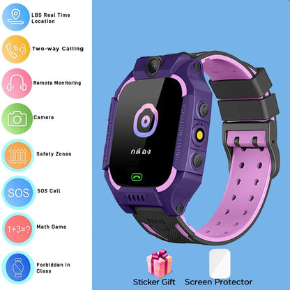 4G Kids Smart Watch – GPS, Camera, Waterproof & SOS Calls